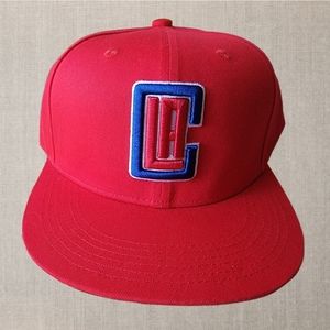 NWOT/Los Angeles LA Clippers Mens Red Snapback Hat